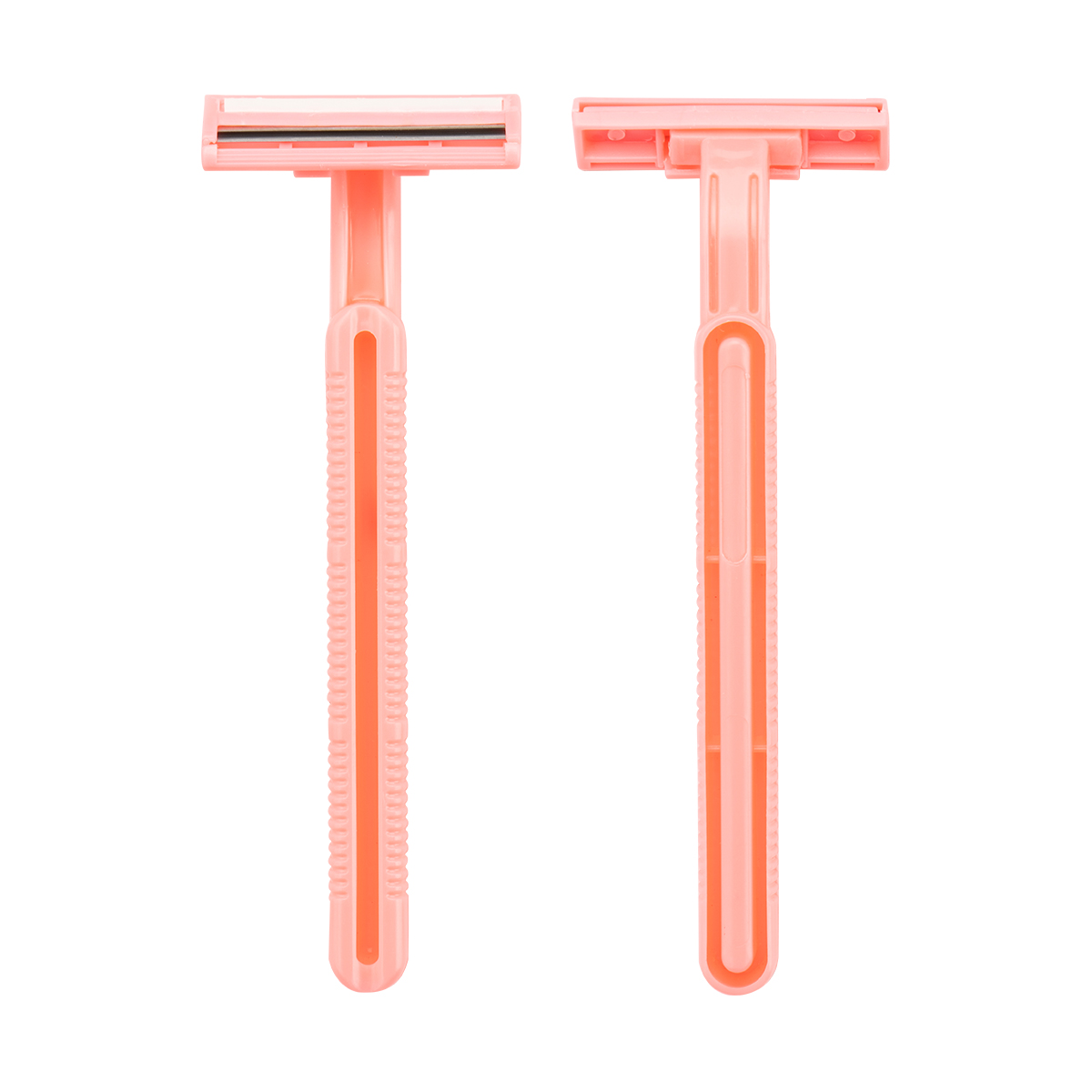 Cx-t10 hotel plastic hawakan disposable women twin blade shaving razor