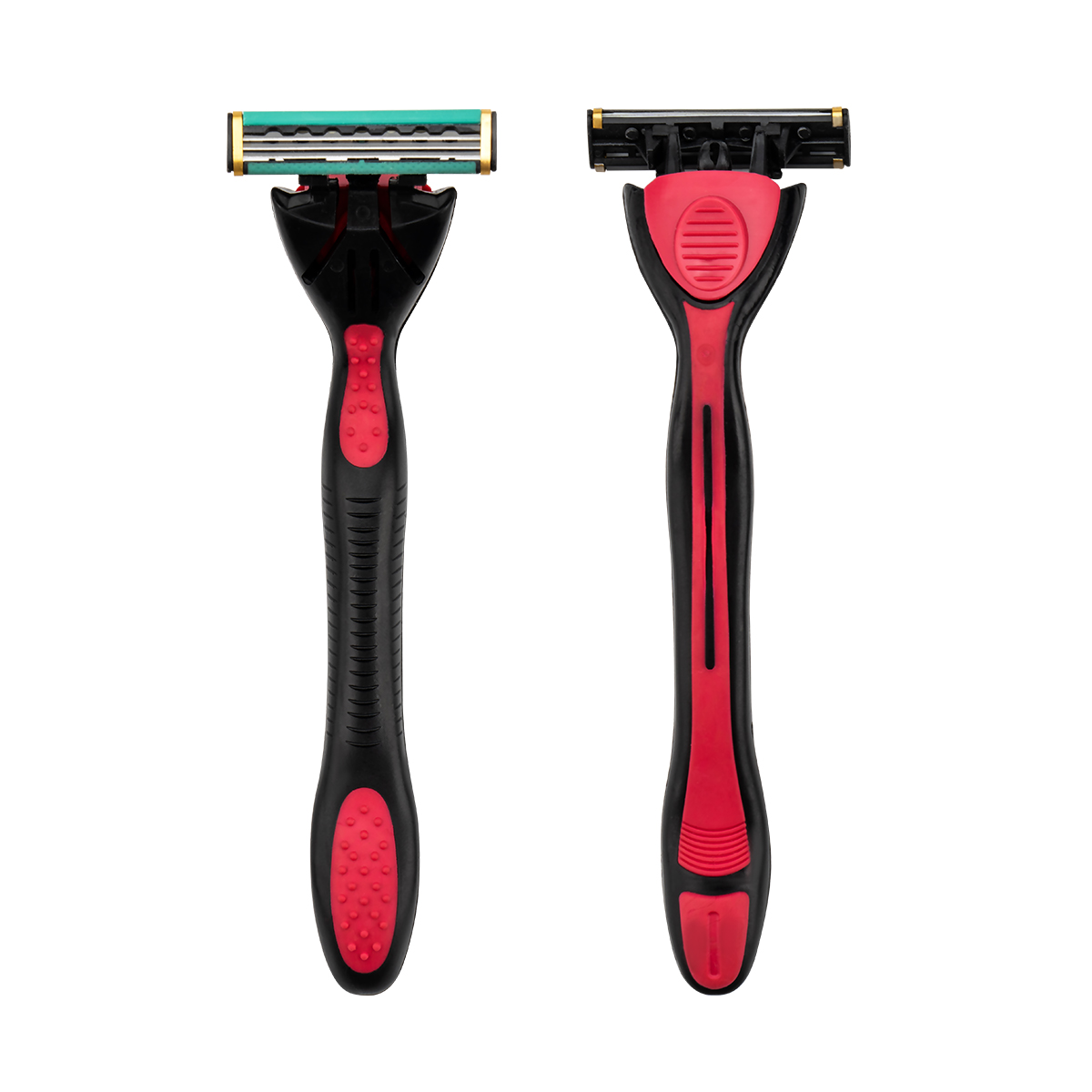 Cx-t41-k triple blade kababaihan body disposable shaving razor na may gintong gilid